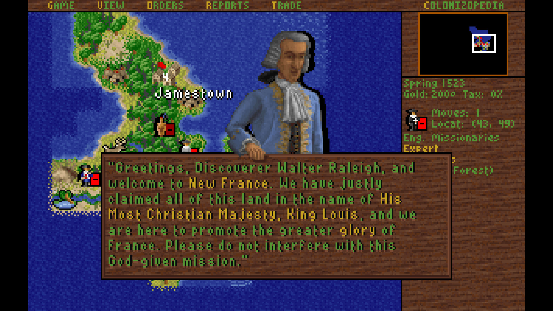 Sid Meier’s Colonization (MicroProse, 1994)
