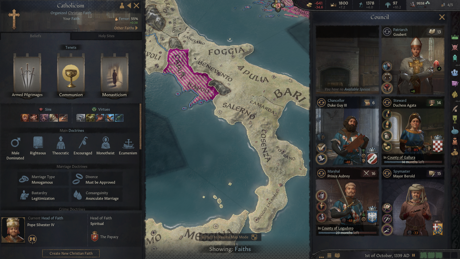 Crusader Kings III (Paradox Interactive, 2020).