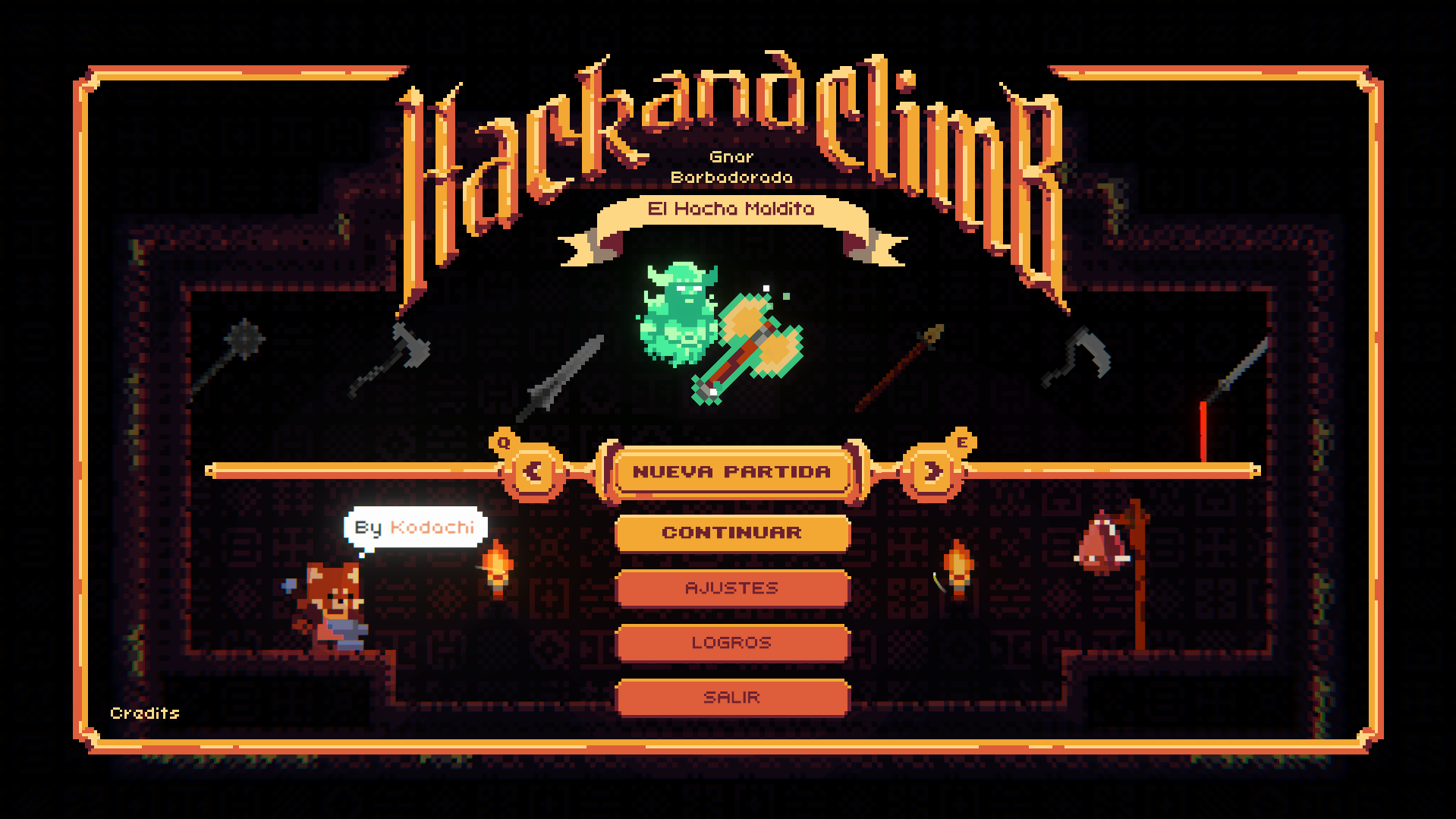 Videojuegos argentinos: Hack and Climb, la pequeña hacha que trepa