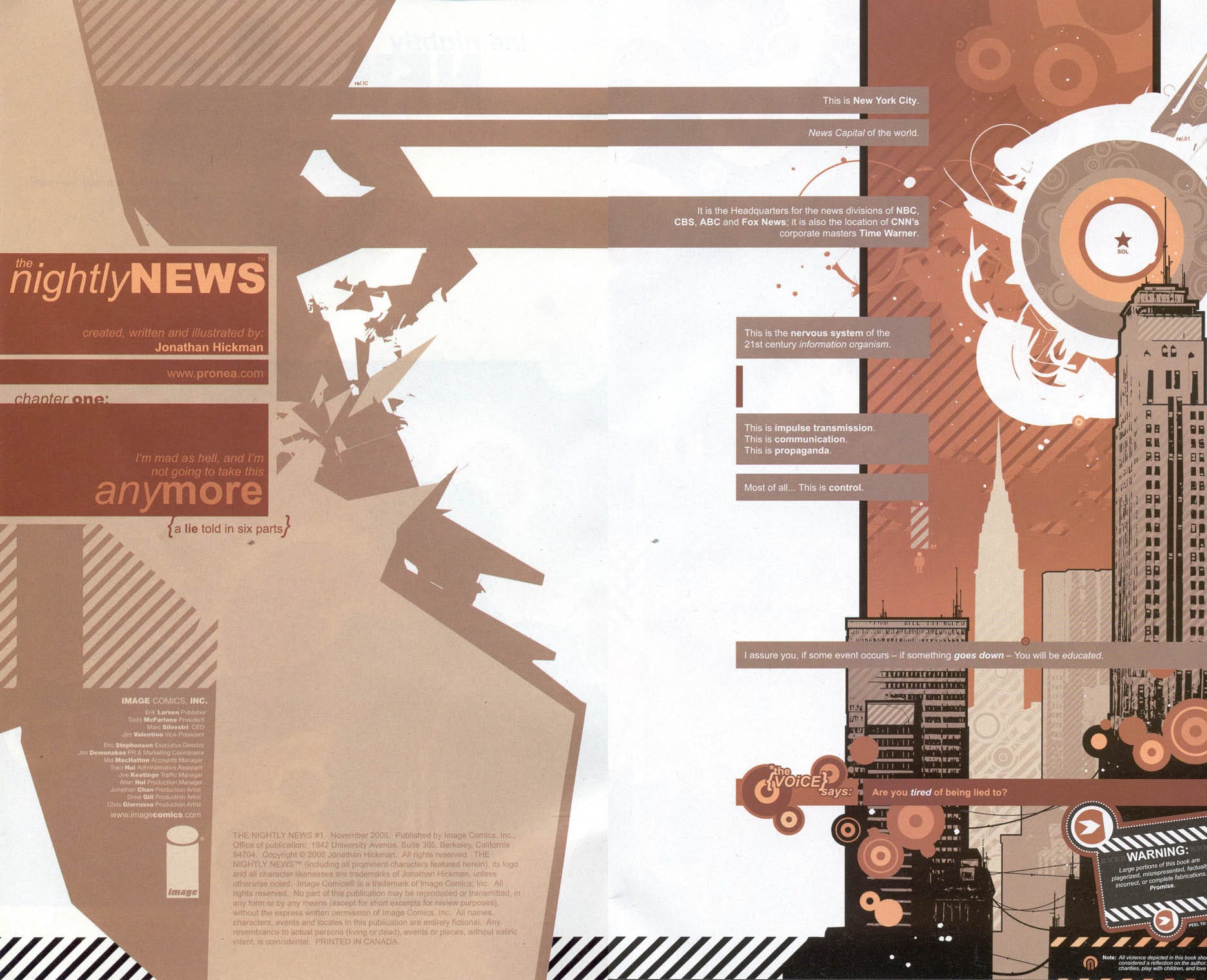 The Nightly News #01 (Jonathan Hickman, 2006)