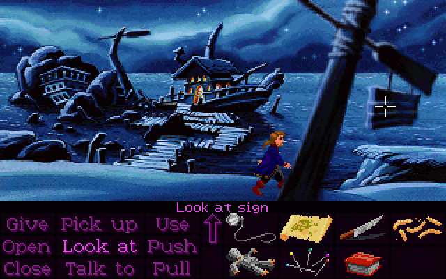 Monkey Island 2: Lechuk's Revenge Sistema de 9 acciones + inventario