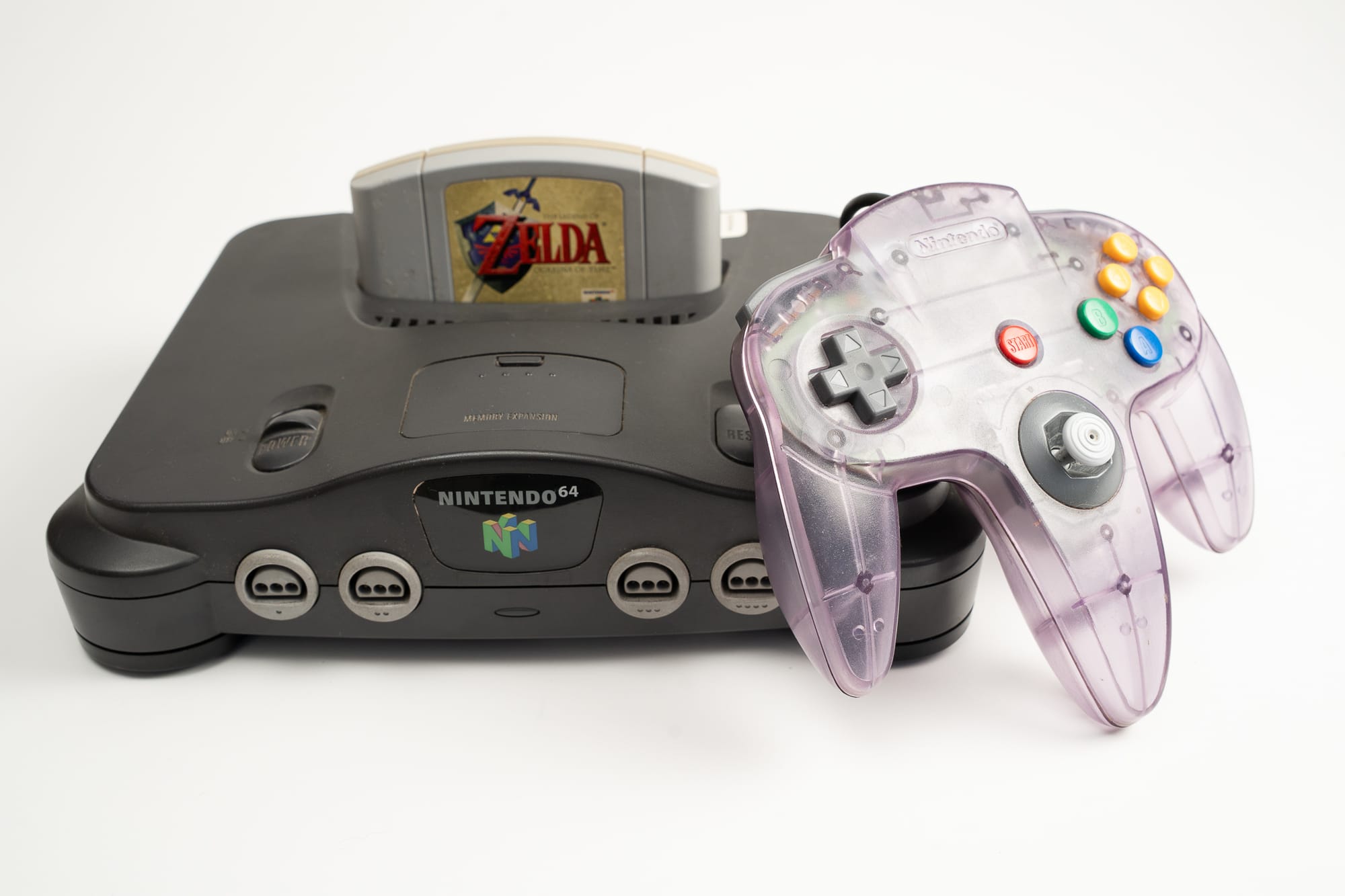 nintendo 64 y cartucho the legend of zelda a link to the pasr
