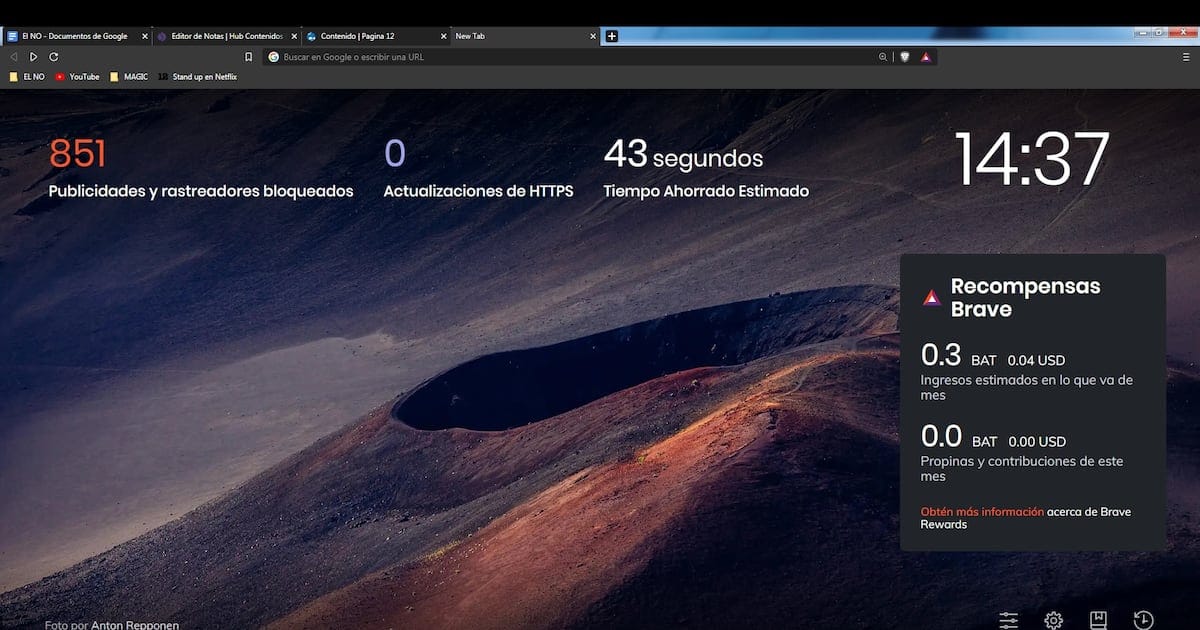 Brave: premios en criptomoneda por usar internet