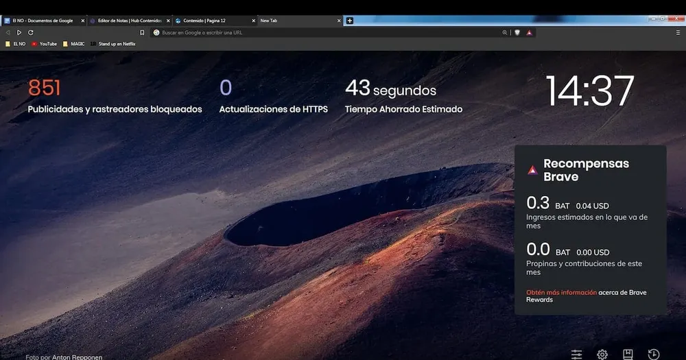 Brave: premios en criptomoneda por usar internet