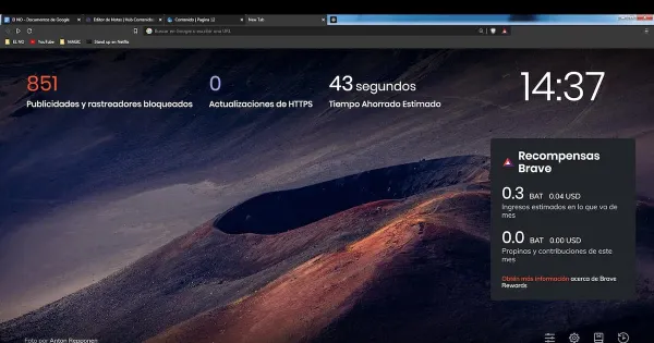 Brave: premios en criptomoneda por usar internet