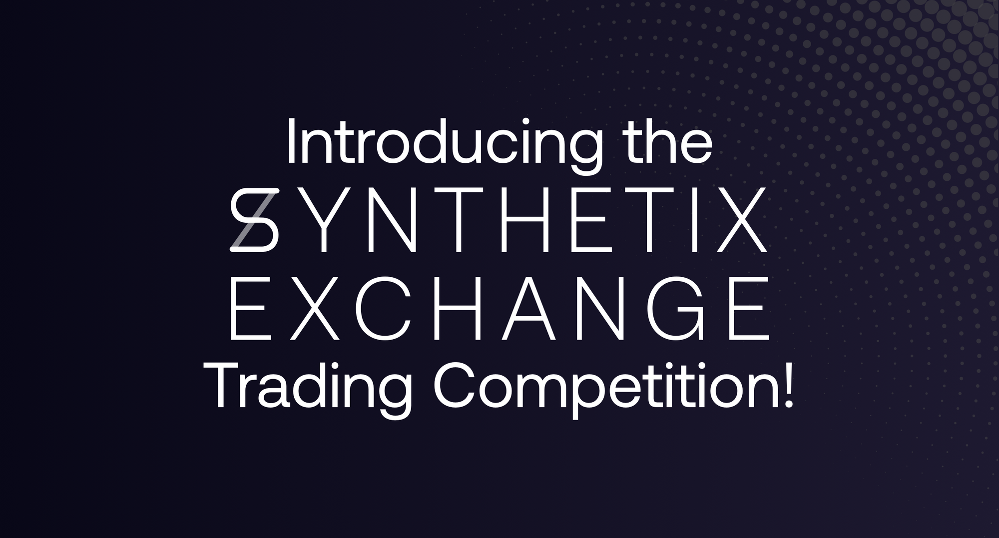 Win a share of 4000 sUSD in our first ever Synthetix.Exchange trading competition!