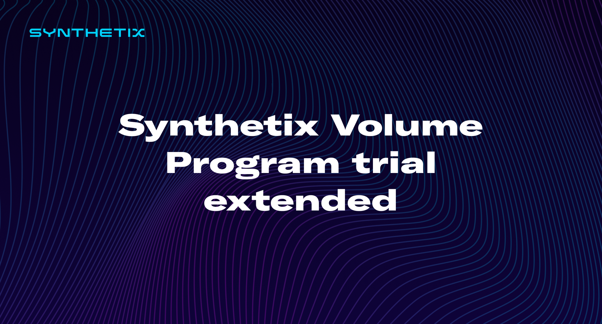 Synthetix Volume Program trial extended
