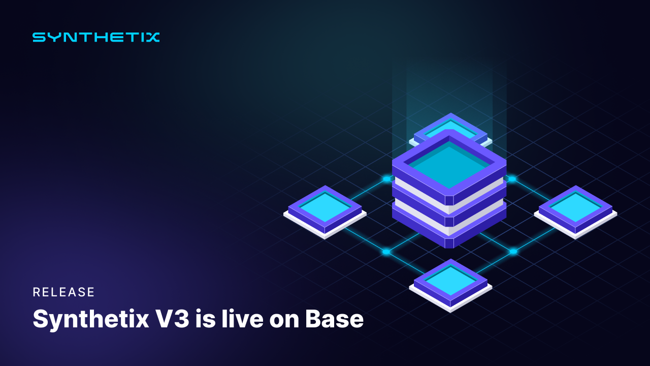 Synthetix V3 is live on Base
