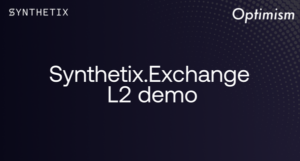 The Synthetix.Exchange L2 demo is now live on OVM!