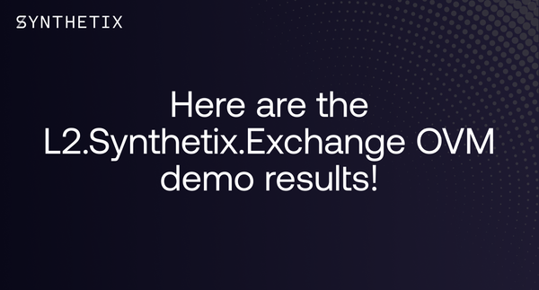 L2.Synthetix.Exchange OVM demo results