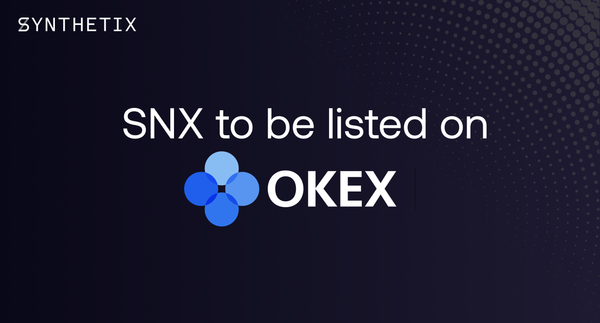 SNX to be listed on OKEx