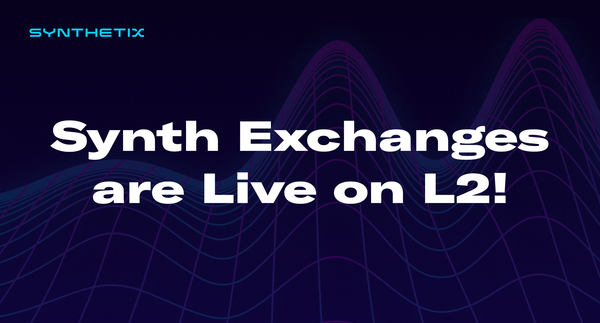 Synth Exchanges are Live on L2!