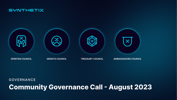 Community Governance Call August 2023