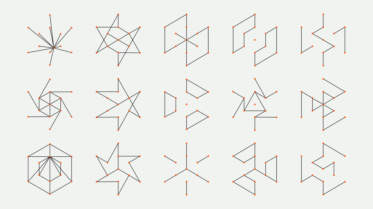 image of a variety of geometric shapes.