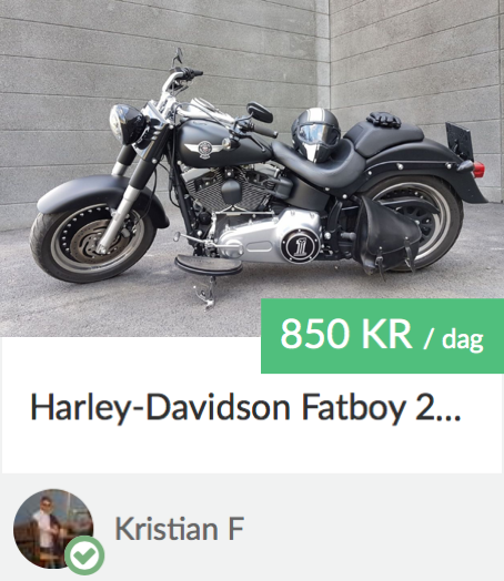 Kristians Harley-Davidson Fat Boy