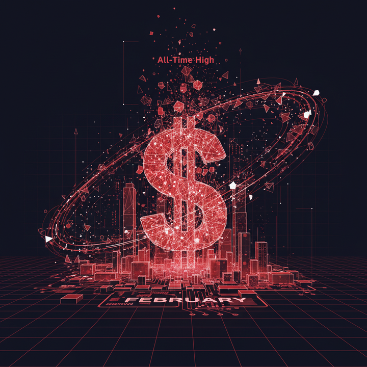 USDC shines in February as stablecoin transfer volume hits $1.8T all-time high