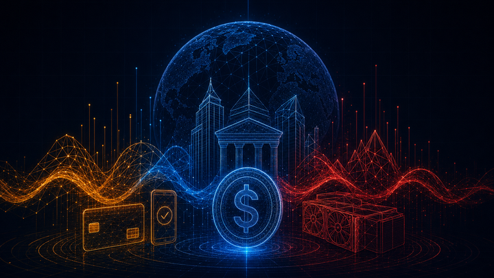The Signal: Financial Giants Pivot: Stablecoins Pay, Miners Chase AI