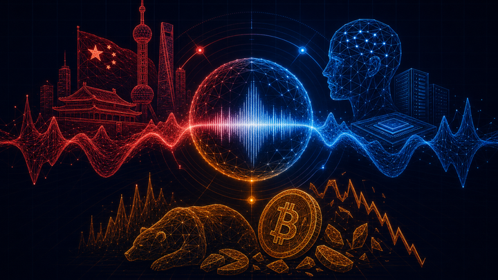 The Signal: China's Budget AI Outpaces America While Crypto Languishes