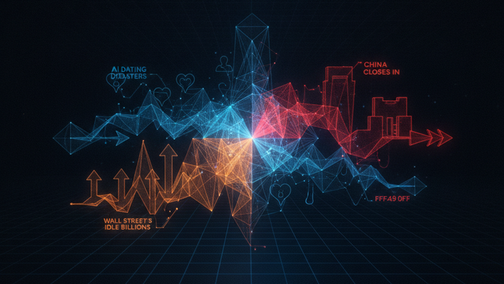The Signal: Wall Street's Idle Billions, AI Dating Disasters, China Closes In