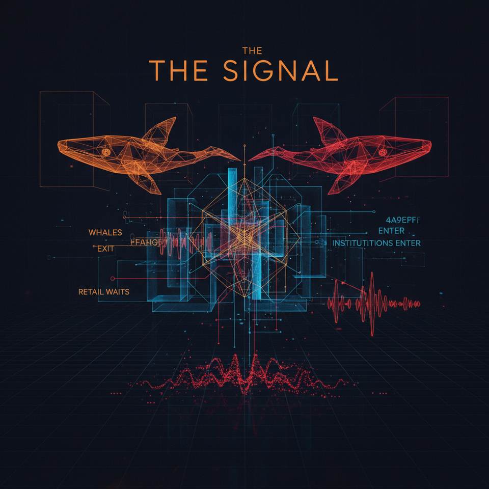 The Signal: Bitcoin's Class Divide: Whales Exit, Institutions Enter, Retail Waits