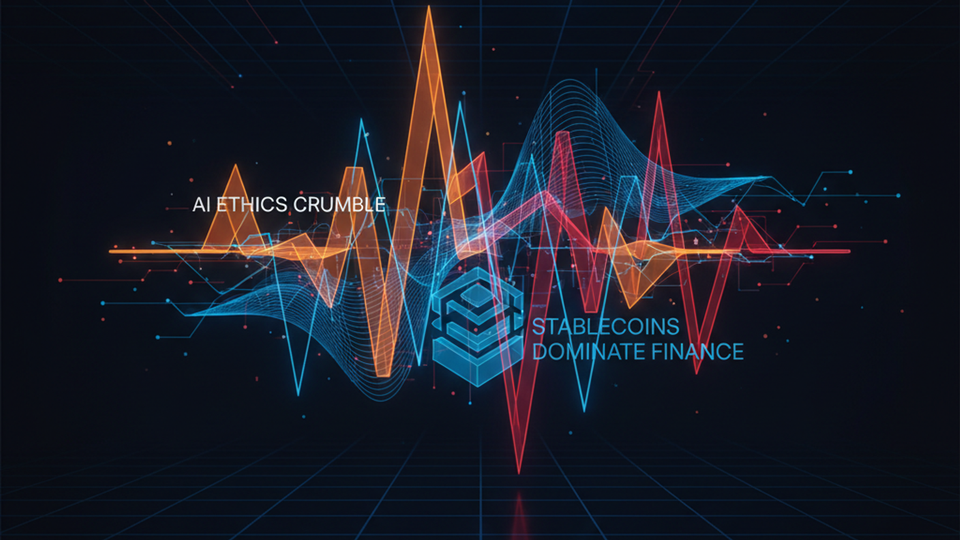 The Signal: AI Ethics Crumble While Stablecoins Quietly Dominate Finance