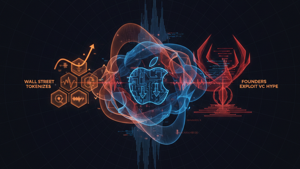 The Signal: Wall Street Tokenizes, Apple Stumbles, Founders Exploit VC Hype