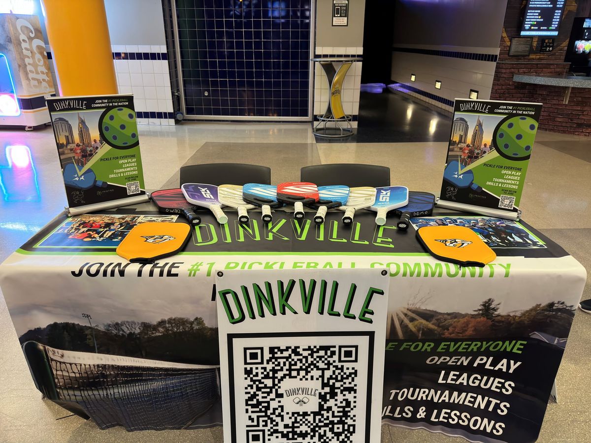 Dinkville Teams Up with the Nashville Predators for Pickleball Night at Bridgestone Arena