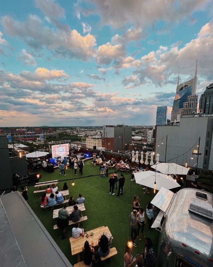 Rooftop Pickleball Coming to Downtown Nashville!
