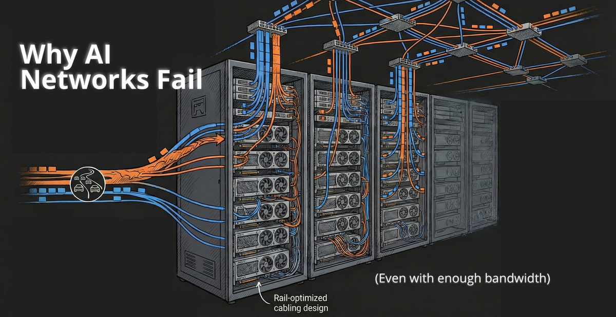 Why AI Networks Fail (Even With Enough Bandwidth)