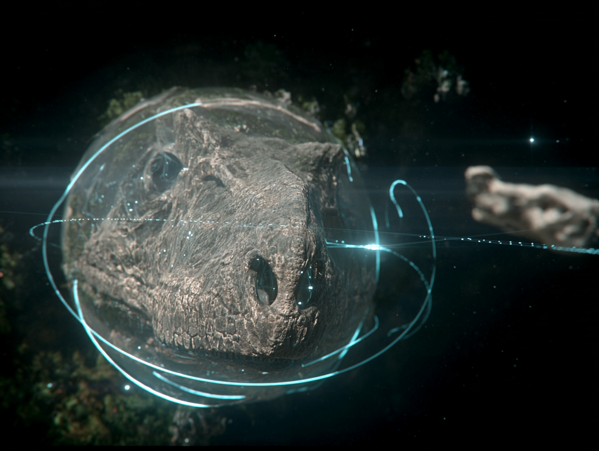 An Immortal Intelligence Filming Earth Since the Dinosaurs