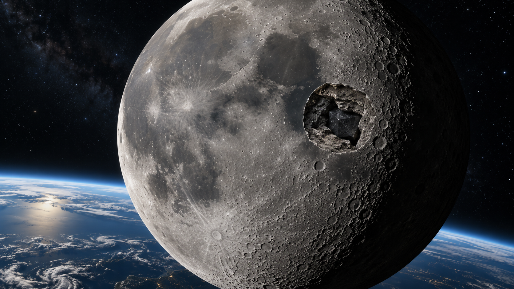 The Moon That Waits: Could a Natural World Become a Beacon?