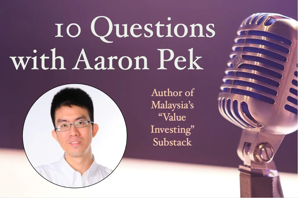 10 Questions with Aaron Pek