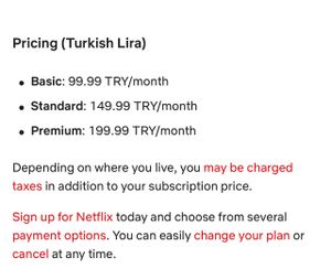 土区Netflix疑似再次涨价