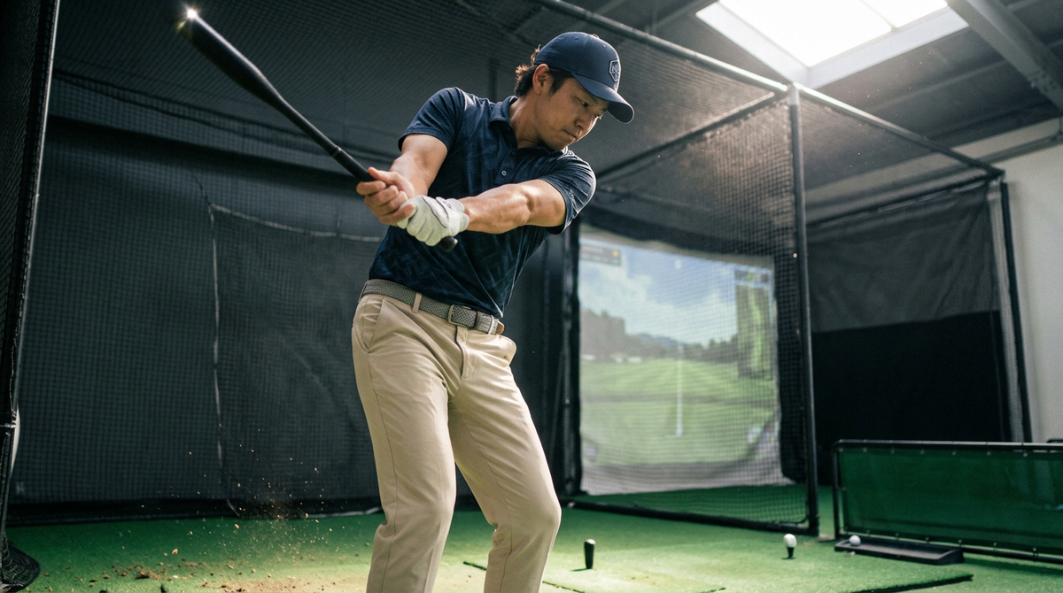 アーリーエクステンションを消す切り返し 手のプル始動ドリル