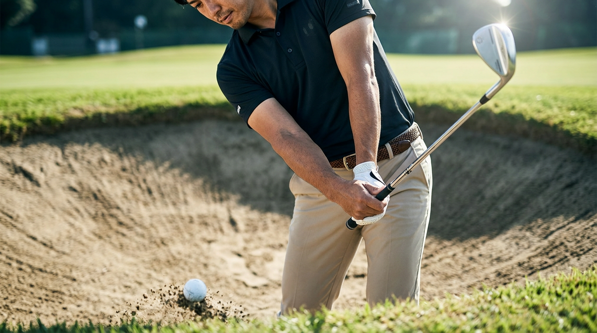 バンカー目玉から確実に脱出する打ち方