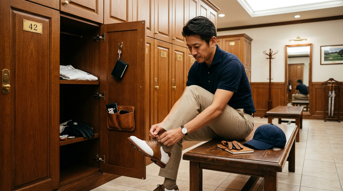 ゴルフ場ロッカールームの使い方を元キャディが解説