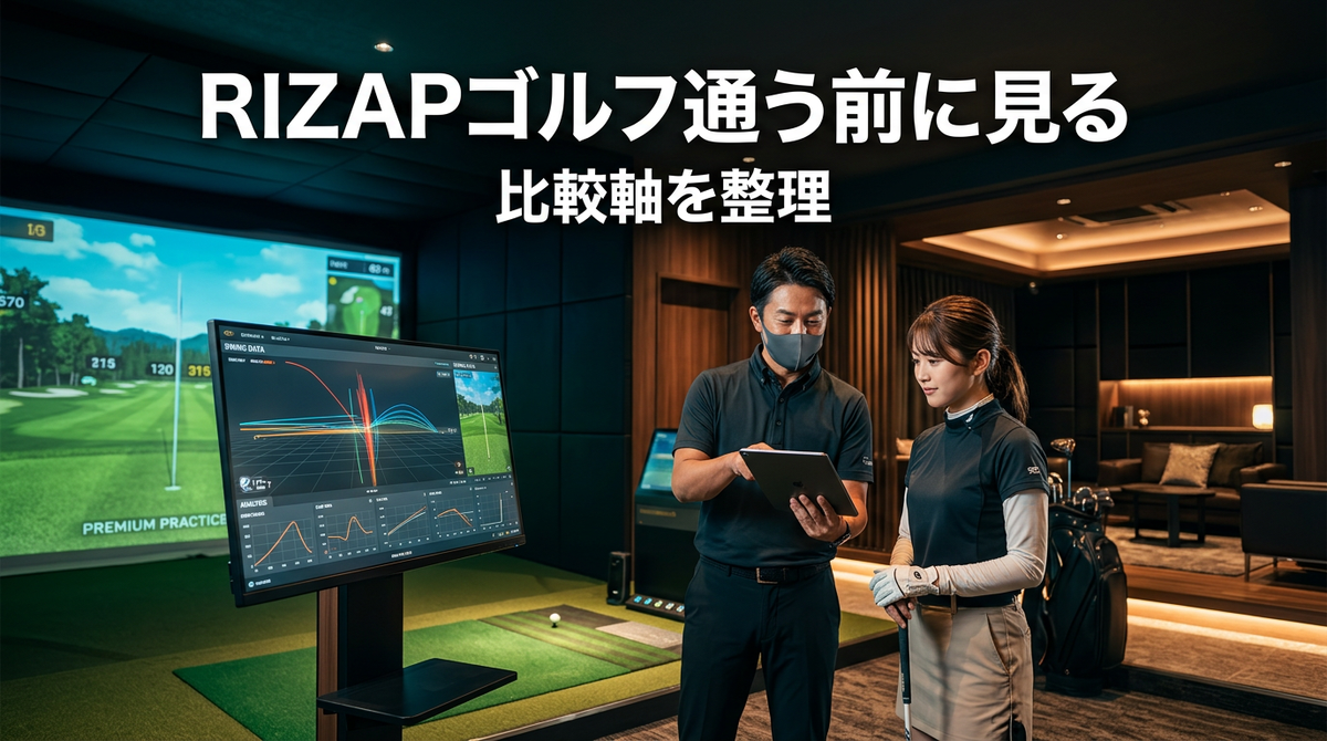 打ちっぱなし3年でスコア115だった私が2ヶ月で92を出すまで——RIZAPゴルフ体験記と向き不向きの話