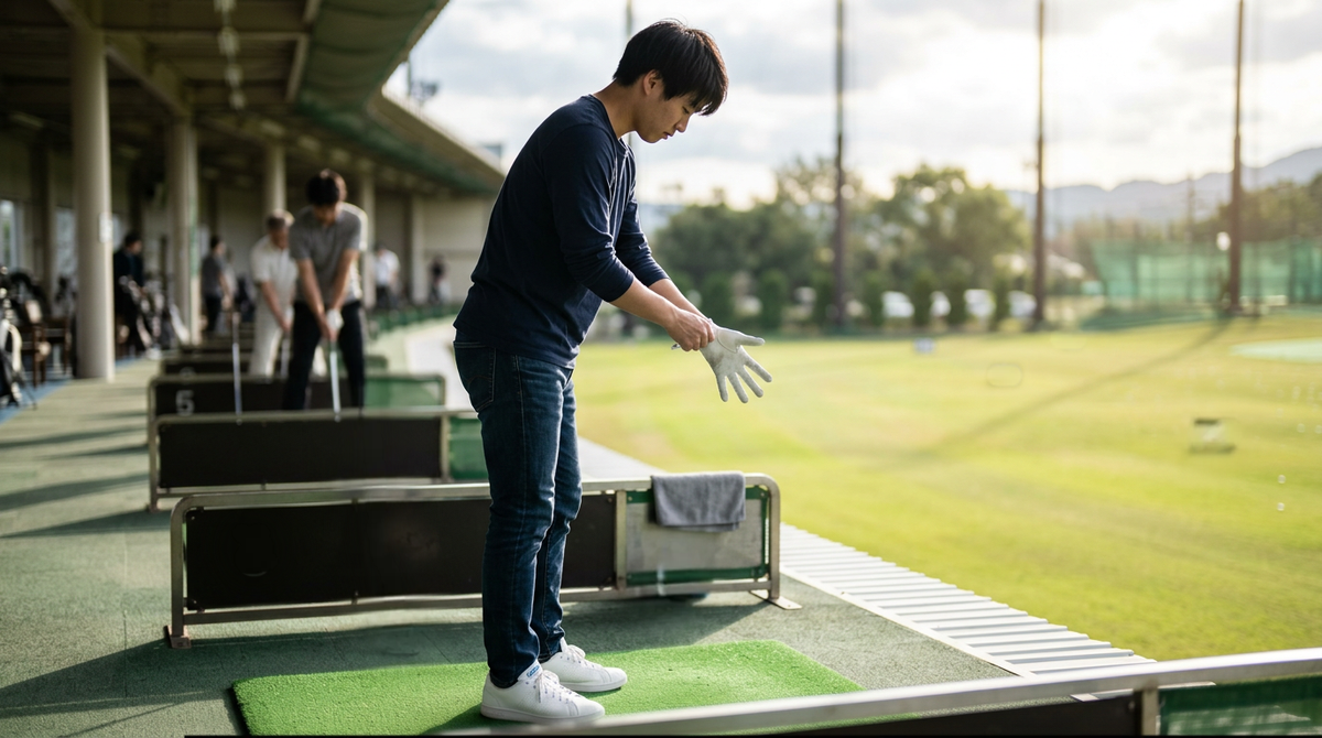 打ちっぱなし初心者の持ち物と流れ