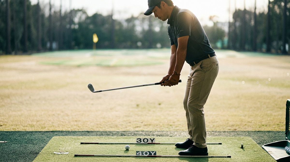 30ヤードアプローチの距離感を合わせる技術