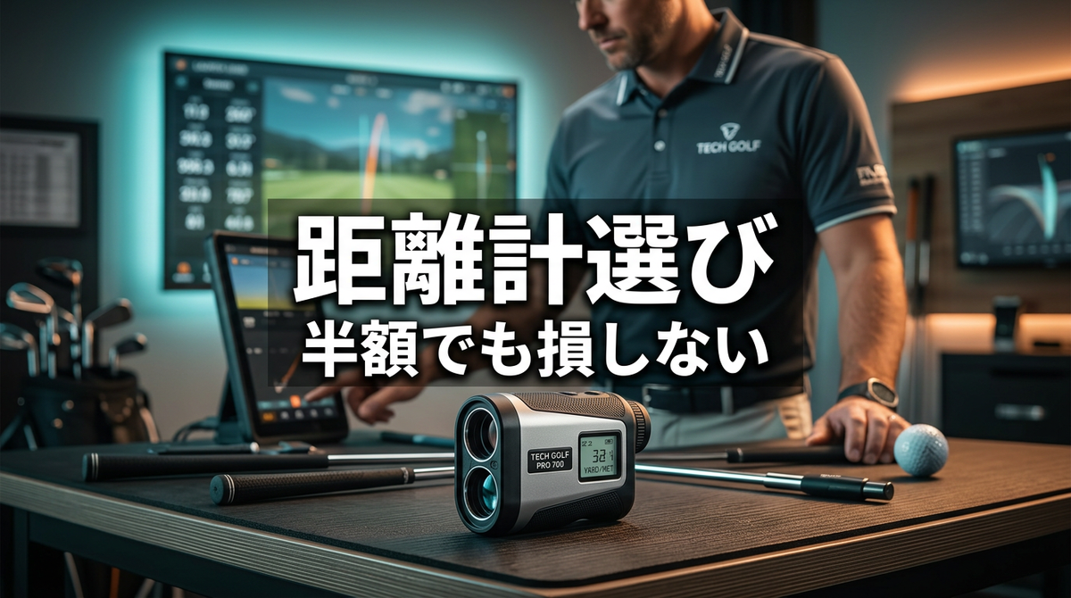 ゴルフ距離計が半額以下で買える今、選ぶ基準