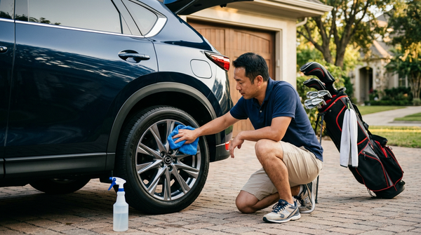 ゴルフ帰りの車ケアを場面別に使い分ける方法