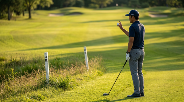 ゴルフOBルール完全解説 1打罰の数え方と暫定球の打ち方