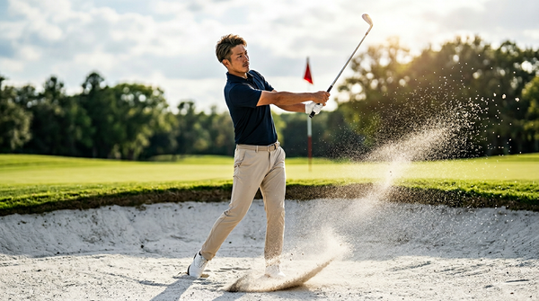 バンカーショットがショートする原因と直し方