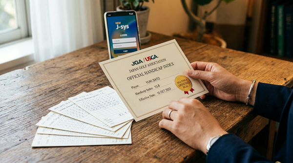 JGAハンディキャップの取得方法と手順