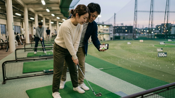打ちっぱなしデート 付き合う前に使える1時間の誘い方