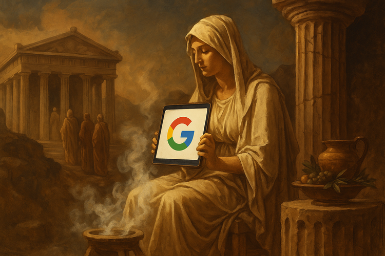 De bibliotecario a oráculo: el giro místico de Google