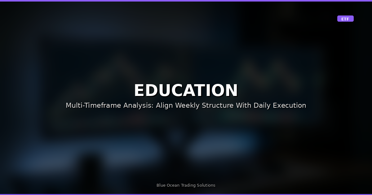 Multi-Timeframe Analysis: How to Align Weekly Structure With Daily Execution