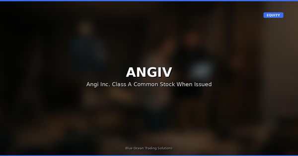 ANGIV – Technical Market Research
