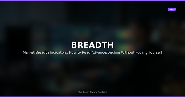 Market Breadth Indicators: How to Read Advance/Decline Without Fooling Yourself