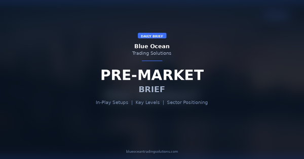 Pre-Market Brief — Monday, April 13, 2026